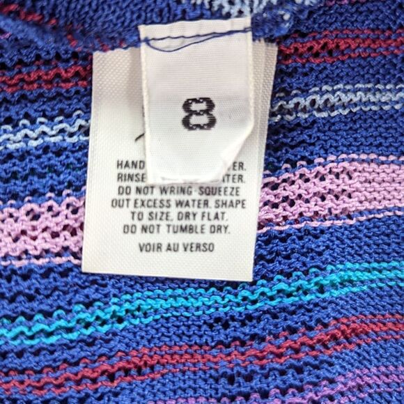 VTG Neiman Marcus Castleberry Knit Sweater 8 Preppy Countryside Retro Glam - Picture 3 of 10